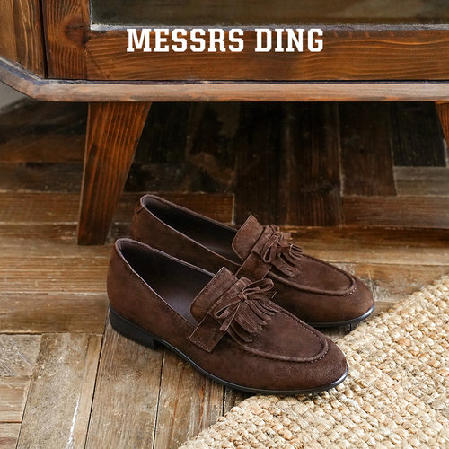 MESSRSDING通勤单鞋女秋冬羊皮鞋