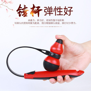 按摩锤子敲打经络捶敲背工具硅胶可伸缩葫芦福禄锤棒颈肩全身家用