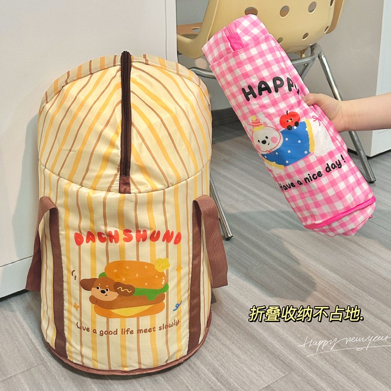 宿舍家用养生便携式手提足浴袋洗脚桶泡脚桶可折叠洗脚袋加高过膝