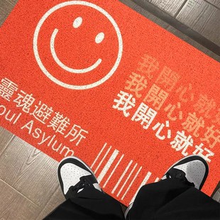 家用地垫防滑耐脏丝圈pvc入户门脚垫商用定制地毯diy玄关创意门垫