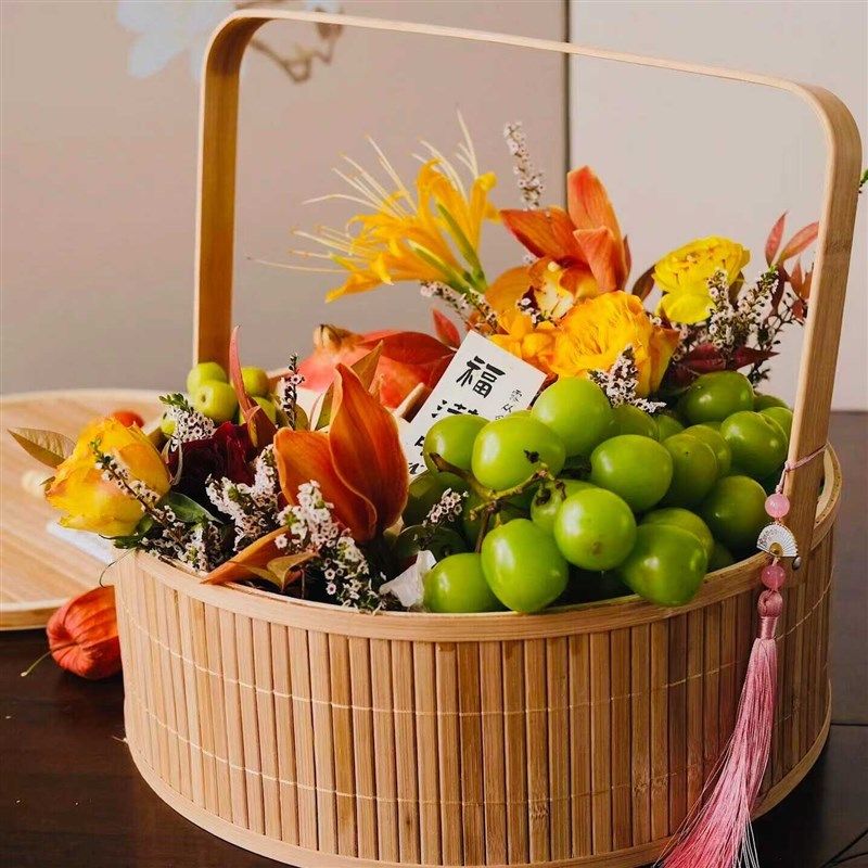 中秋礼盒包装伴手礼手提竹编国风公司中秋礼品包装盒礼物盒空盒,鲜花速递/花卉仿真/绿植园艺,花艺包装盒,淘宝优惠券,粉丝福利购,淘宝优惠卷