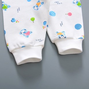 宝宝裤子儿童秋裤婴儿棉毛裤冬纯棉线裤男童新生儿女童打底裤单条