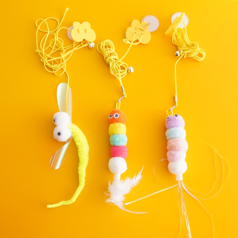 猫玩具自嗨解闷挂门荡秋千耐咬逗猫棒羽毛铃铛小老鼠猫咪玩具用品