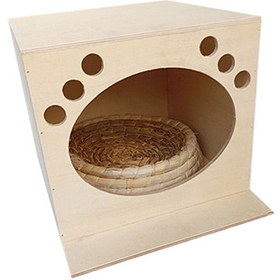 室外可挂加厚木质鸽子窝繁殖孵化防打扰巢箱木屋宠物防风防寒木窝