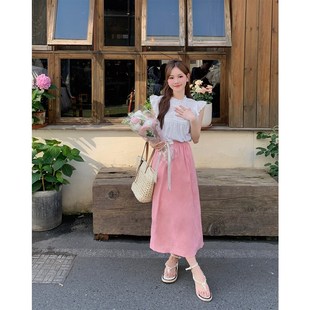 法式 衬衫 佐佐家小个子 蕾丝花边小飞袖 上衣 女夏季 气质温柔娃娃衫