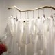 网红带钩干树枝服装 橱窗吊顶悬侧挂杆天然 店挂衣杆展示架男女童装