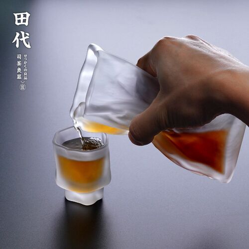 田代柔力琉璃公道杯功夫茶道茶具分茶器匀杯茶海茶室茶馆家用单杯