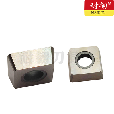 立装铣刀片SPHW120408 090308倒角机小四方加厚带孔圆弧角钢件铸