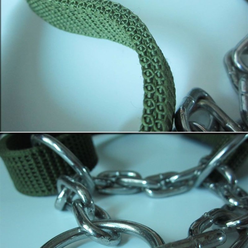 黑色狗绳大型犬牵引带警 犬通用训犬绳刑侦犬加厚反光 K9宠物用品