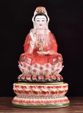 莲花台座垫高陶瓷莲花座圆形摆件托架