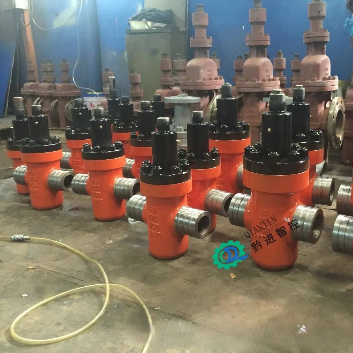 GZF6Y-64CDN65高压沟槽闸阀搭配Z0一体式电动装置80V手电两用