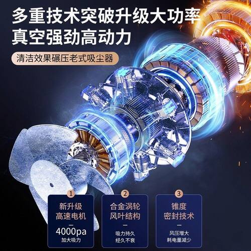 车载车用吸尘器手持家用大吸力无线小型迷你汽车床用吸尘机696