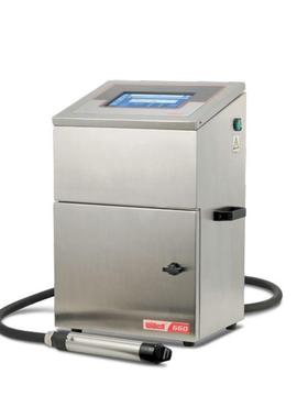 全自动videojet伟迪捷640烟酒喷码机触摸屏willett660油墨喷码机