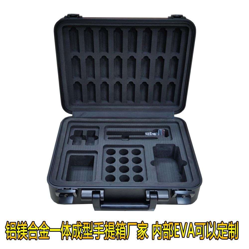 铝箱定制多功能手提箱一体成型铝镁合金仪器设备工具箱收纳铝箱