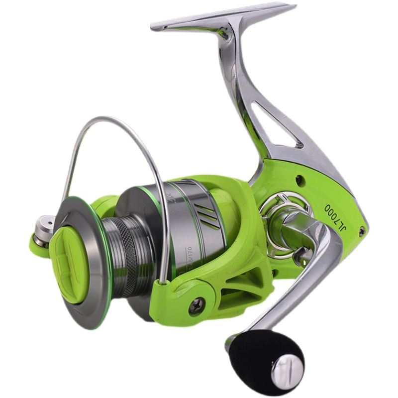 江狼全金属鱼轮 不锈钢纺车轮无间隙渔轮海竿路亚矶竿钓鱼锚鱼轮