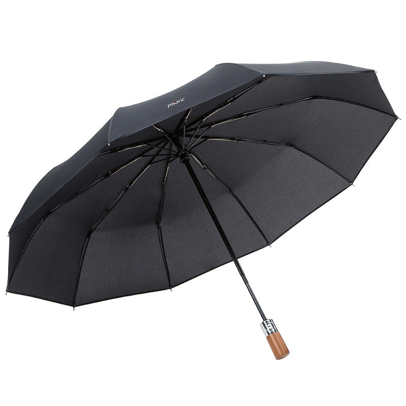 全自动雨伞男士一键开合抗风加固三折防风折叠加大商务伞自开自收