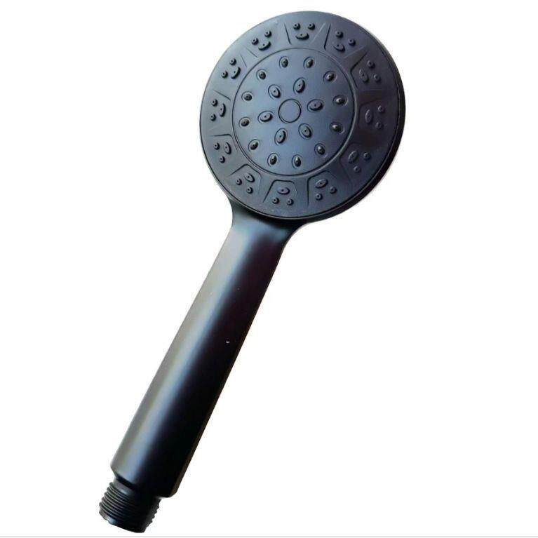 小淋浴花洒喷头 黑色简约单功能手持节水花洒卫浴 增压莲蓬头