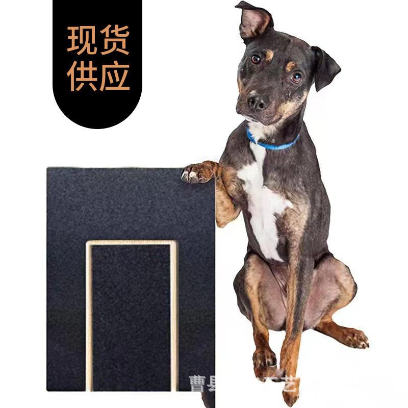 宠物木质狗狗刮板实木狗指甲锉板可抽拉狗狗指甲刮板带砂纸狗抓板