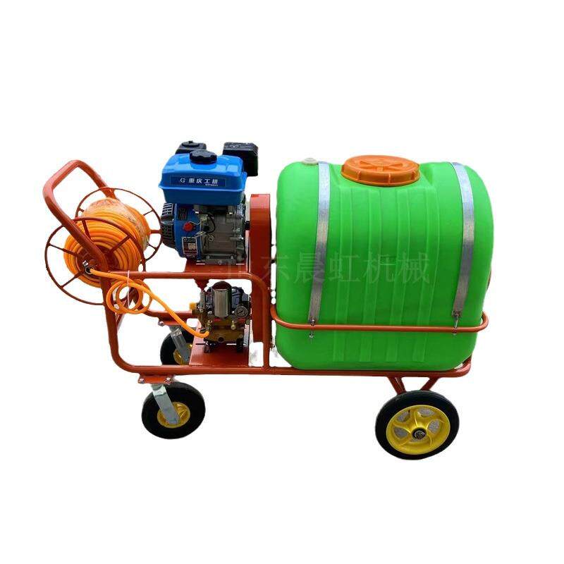 推车式汽油打药机 300L手推式打药车 农田果园喷雾器