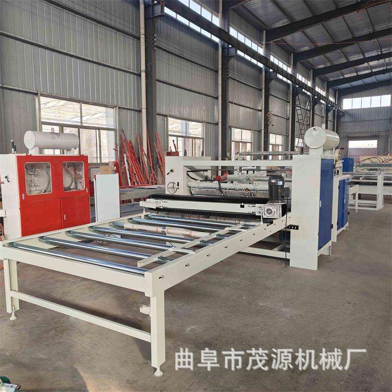 自动烘干 PET膜自带胶膜护墙板覆膜机 新型免涂胶热熔胶膜贴面机