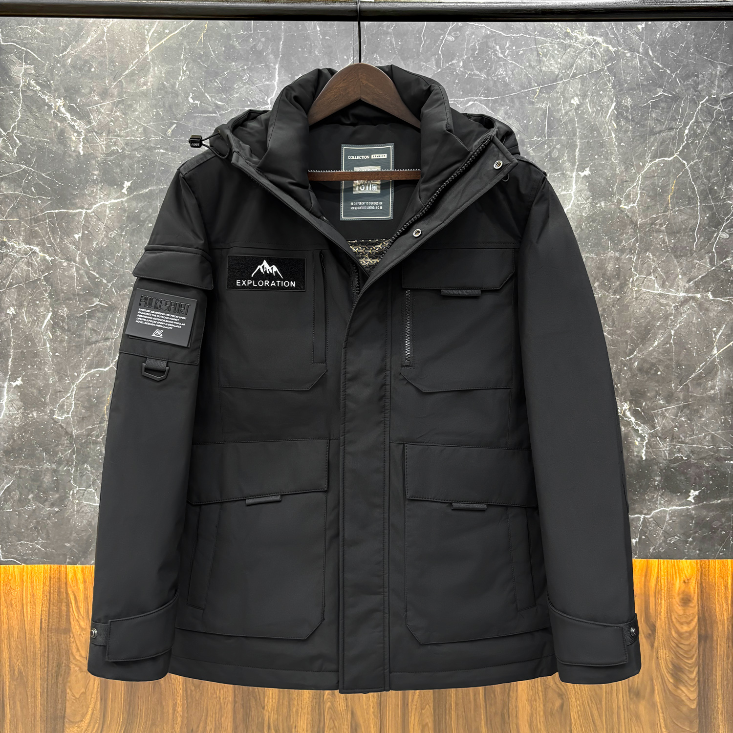 轻奢品牌极寒鹅绒服东北可穿