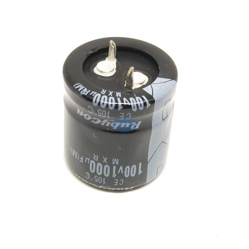 全新正品 100V1000UF 体积25*25 牛角电容 100V1000 电解电容