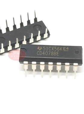 全新原装 CD4078BE DIP-14 或非或门 8输入直插 CD4078 CD4078UBE