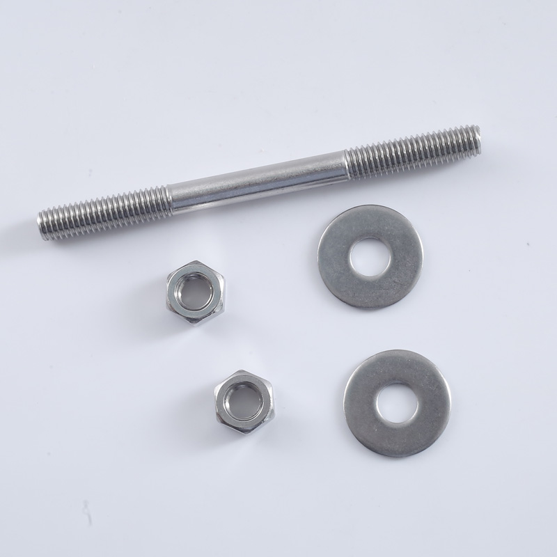 304不锈钢穿墙螺丝加长双头螺栓对穿丝杆E双头螺杆螺母M6M8M10M12