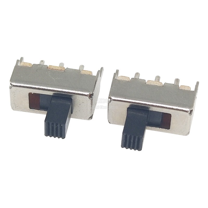 拨动开关 SS-12F44 二档立式 1P2T SS12F44G5 滑动开关 3脚2档
