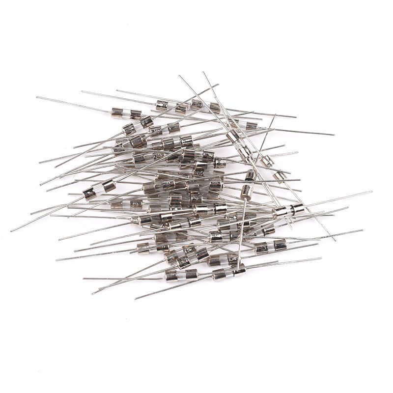 玻璃铜帽带引脚保险管3*10MM保险丝250V 0.5A 1A 2A 3A 4A 5A 10A