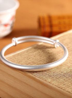 足银999古法推拉时尚复古