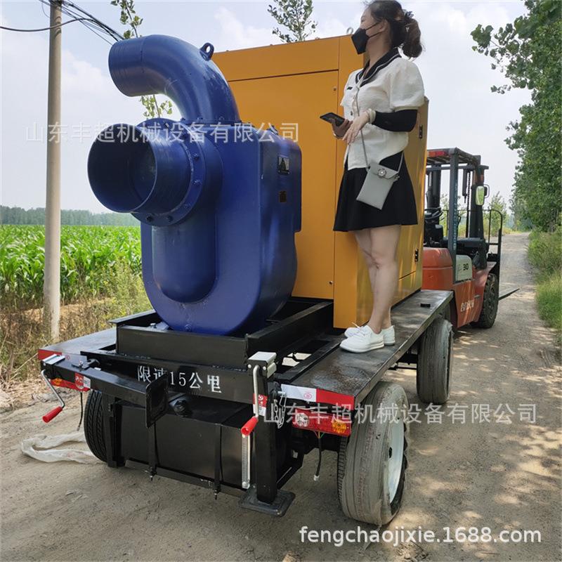 移动式柴油抽水泵 农田灌溉8寸抽水机 移动式自吸防汛泵车