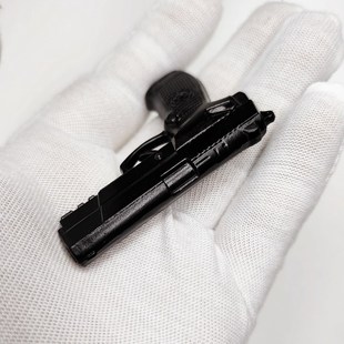 国产92G式九二改迷你枪模型锌合金钥匙扣链1:4件挂饰6cm男友汽车