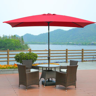 3X2米 长方形太阳伞户外遮阳伞方形伞花园遮阳防雨室外