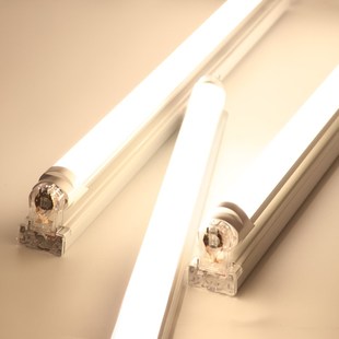 4000k中性光灯管自然光暖白光色温T8分体led一体长条节能三色灯条