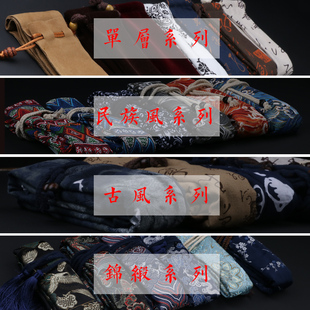 箫套箫袋子古风绒布袋竹笛洞箫包装盒收纳保护套双层加厚乐器配件