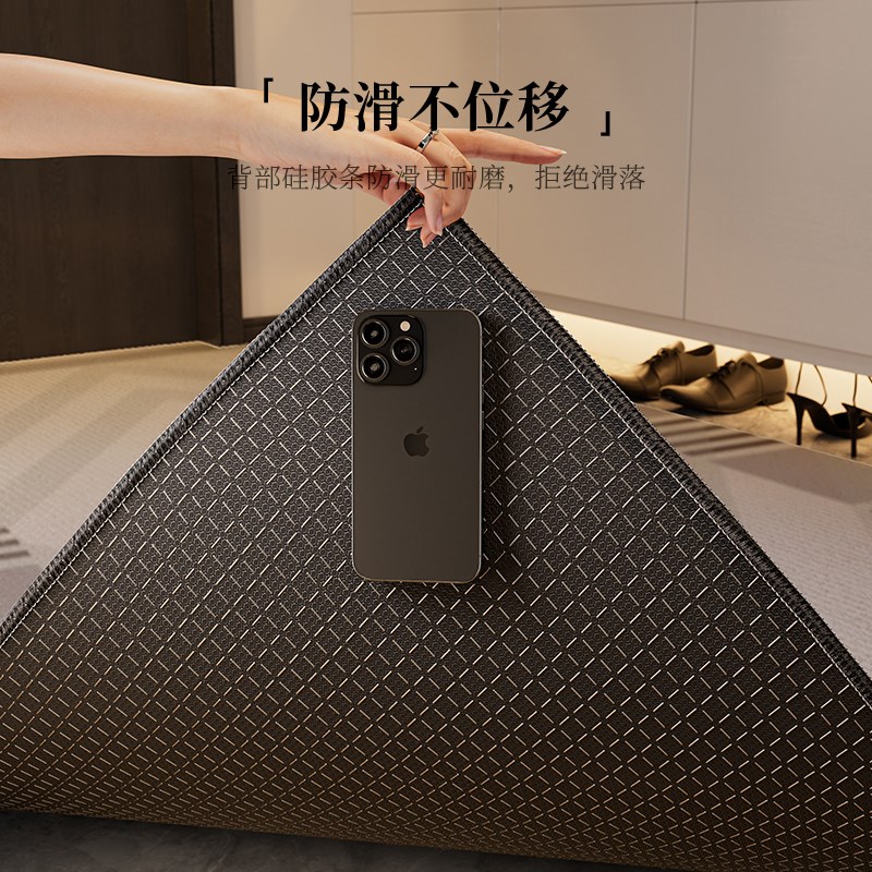 地垫入户大门垫脚垫蹭土防尘进门地毯轻奢高级家用垫子防滑可裁剪
