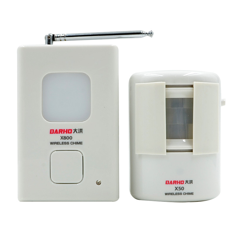 大洪分体式迎宾器人体红外感应门铃店铺进门欢迎光临感应器报警器