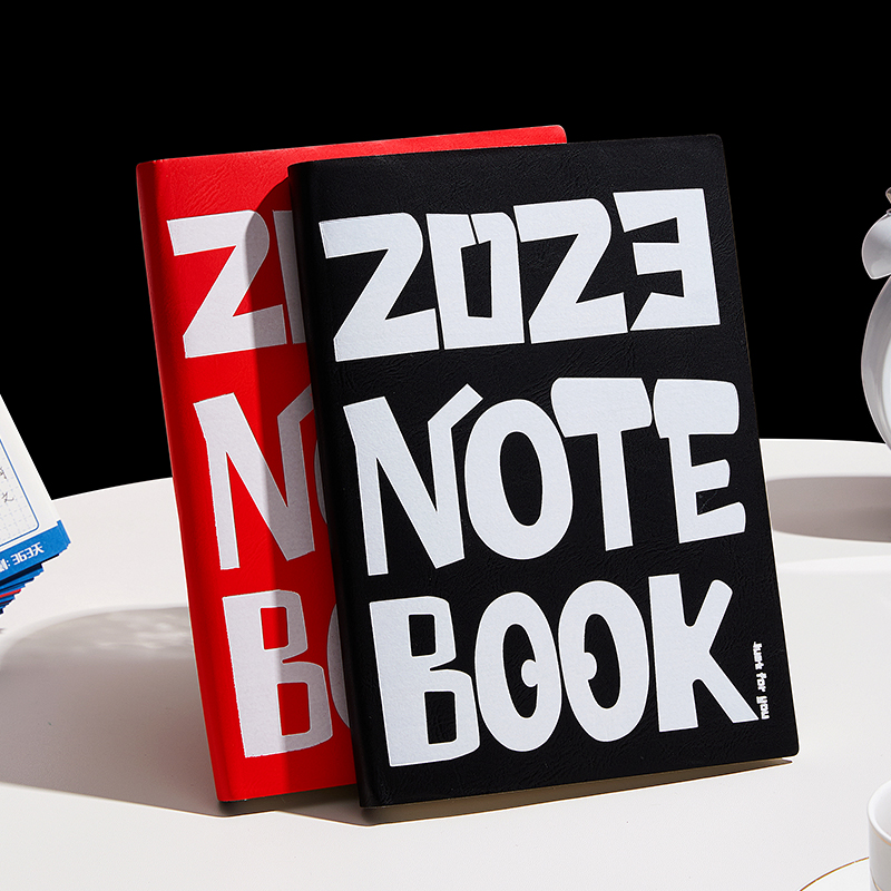 云晗 兔年2023日程本新款笔记本本子一日一页便携工作计划表日记