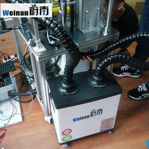 激光烟雾净化器双工位焊锡烟尘过滤器回流焊除异味臭味净化设备