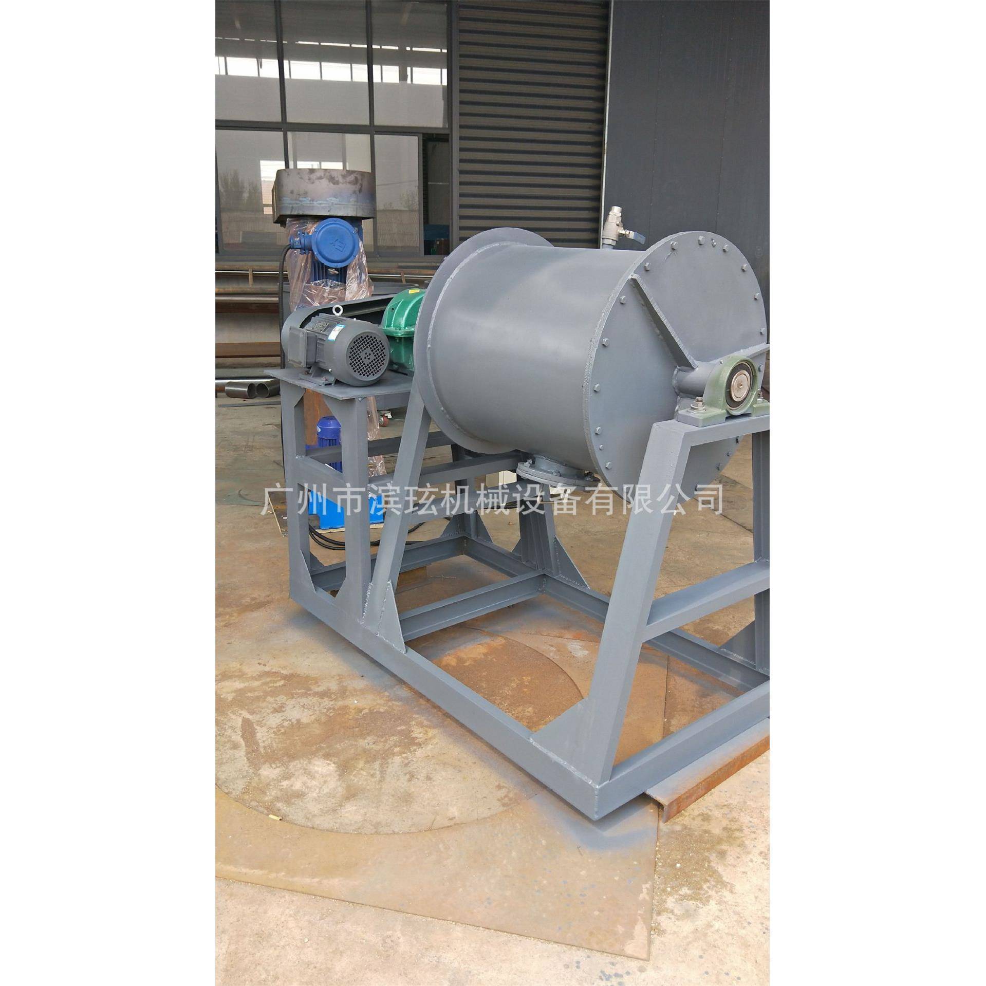 广州厂家直供球磨机2000L不锈钢干粉溢流型球磨研磨机