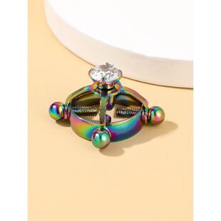 情侣辣妹无需穿孔女铃铛吊坠乳环免打孔乳钉胸环夹子饰品胸饰欧美