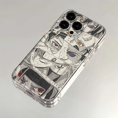 火影忍者适用苹果16promax手机壳新款iphone16高级15pro透明13创意14个性12超薄11硅胶8plus男7女xs外壳max套