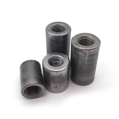 304焊接201不锈钢加长加厚圆柱通丝非标螺母滚花M4NM5M6M8M10M12