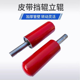 立辊定制输送带防跑偏轮传送x机皮带挡辊压边轮带丝滚筒挡轮托辊