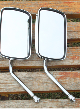 电动车摩托车反光镜后视镜大尺寸8mmF10mm通用高清倒车镜加大视野