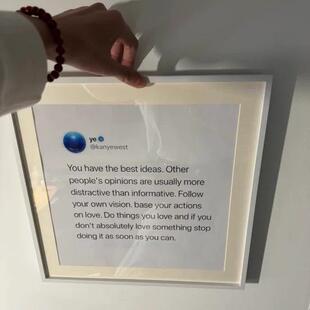 kanye侃爷周边艺术挂画欧美嘻哈美式装饰画空白墙壁画高级感潮流