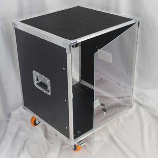 简易12u机柜航空箱订做16U功放机箱6u调音台航空柜8u舞台音响箱柜