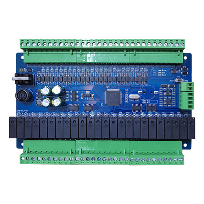国产简易PLC工控板可编程逻辑控制器兼容FX2NFX1N梯形图程序