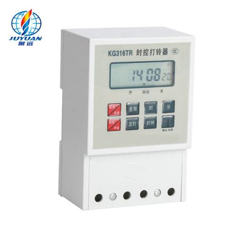 聚远JUYUAN工地m防护时控定时开关控制器220v打铃10组时间打铃